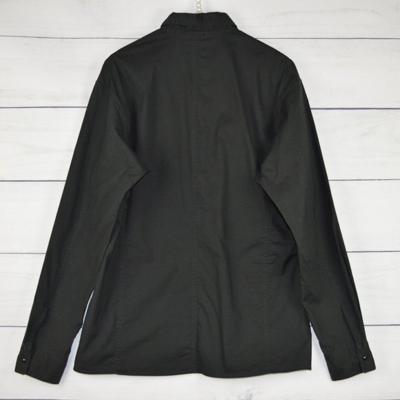 MASATOMO | Men black long sleeve button down shirt - Picture 5 of 7